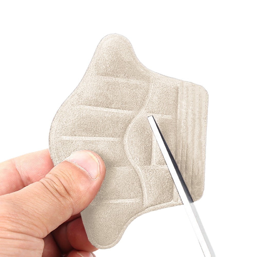 4 Pairs Anti Wear Heel Protection Pads Heel Liners Heel Inserts Insoles Apricot