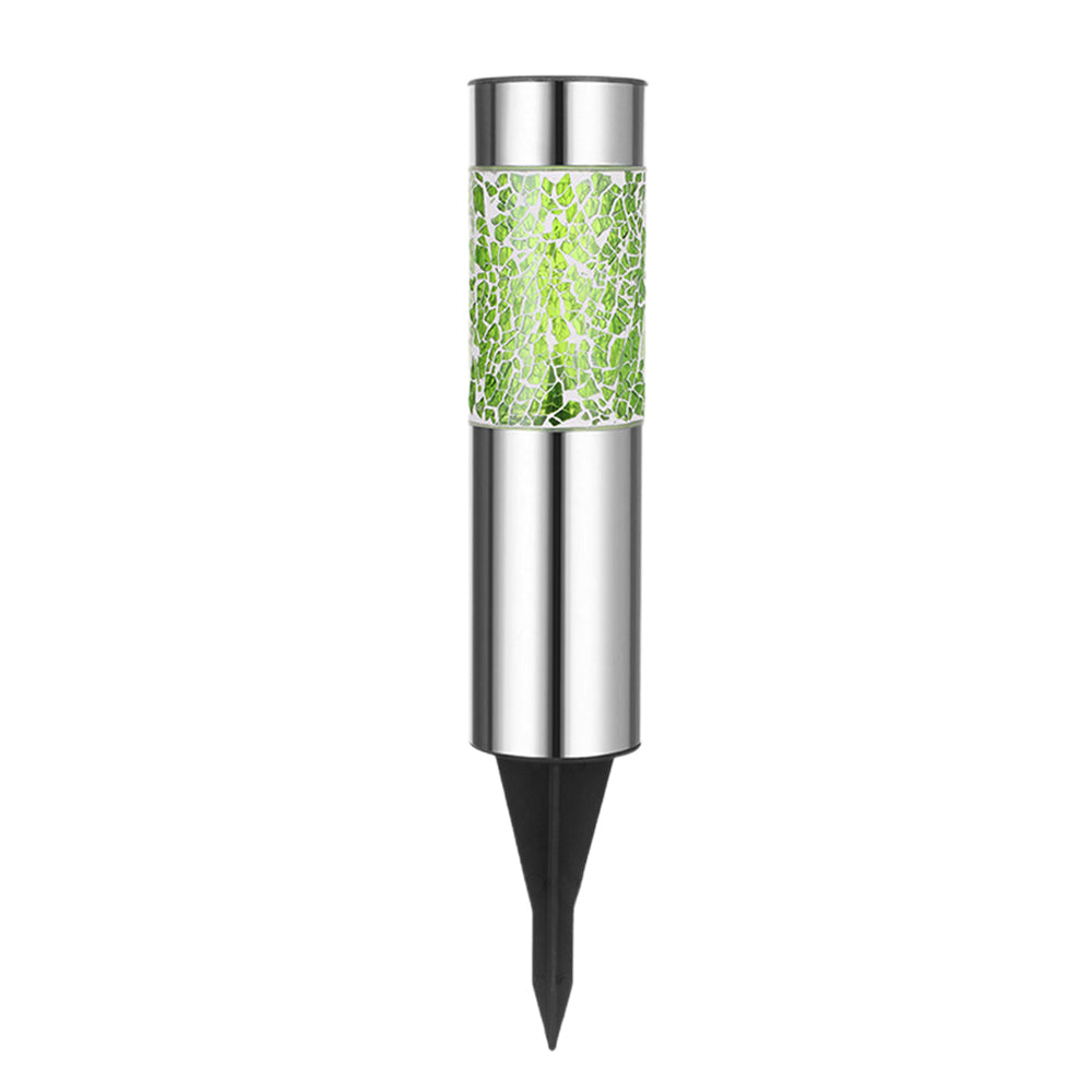 2 X Mosaic Solar Light Patio Lamp Solar Lighting Outdoor Garden Decor Green