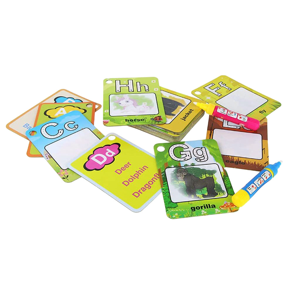 Reusable Magic Water Reveal Drawing Word Cards