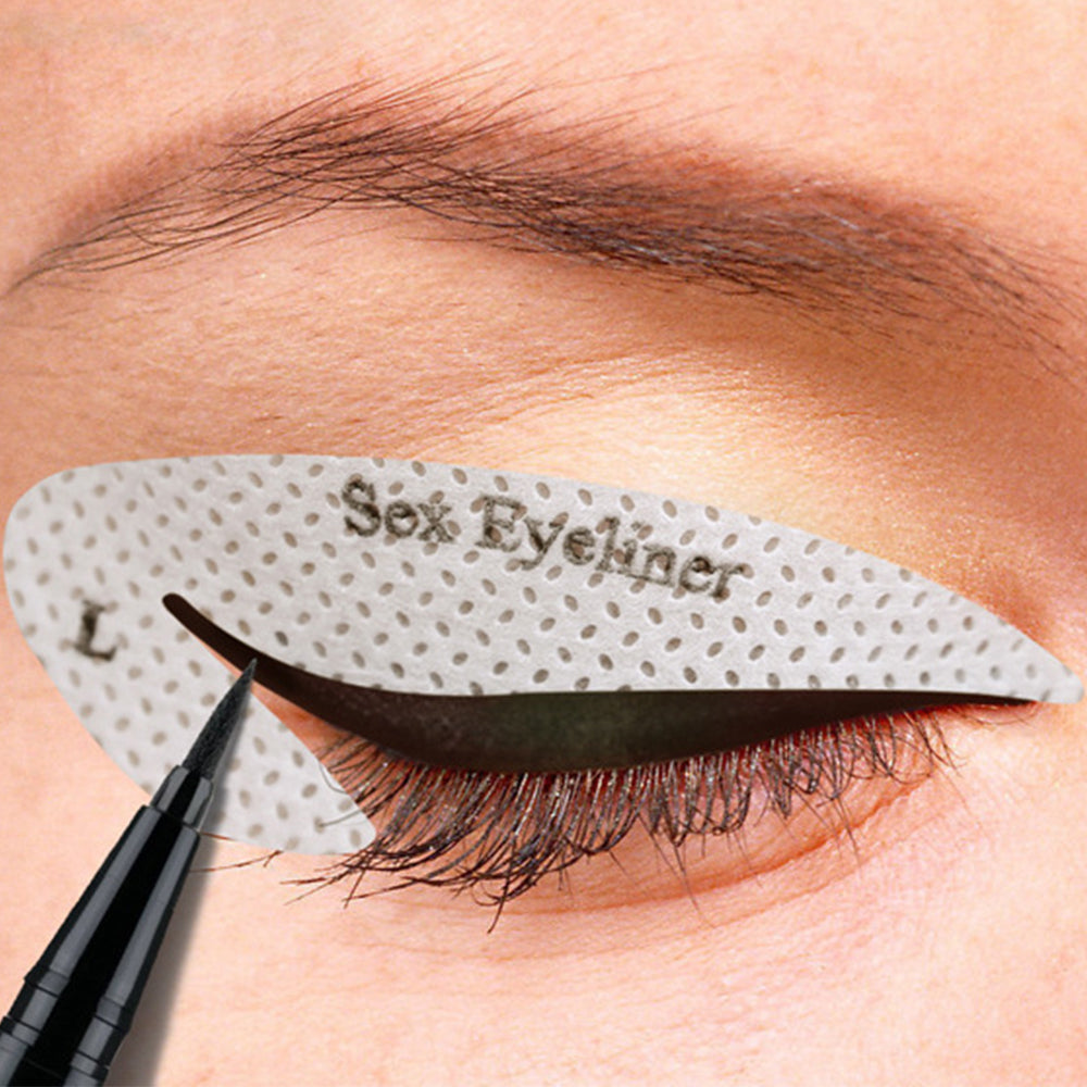24 Sheet Eyeliner Eyeshadow Stencils for Beginners