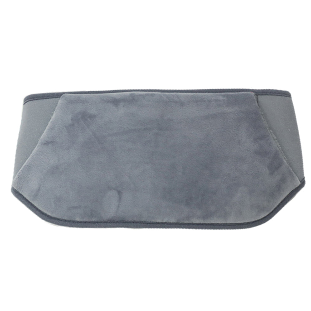 Hot Water Bottle Bag with Plush Waist Cover Belt Grey