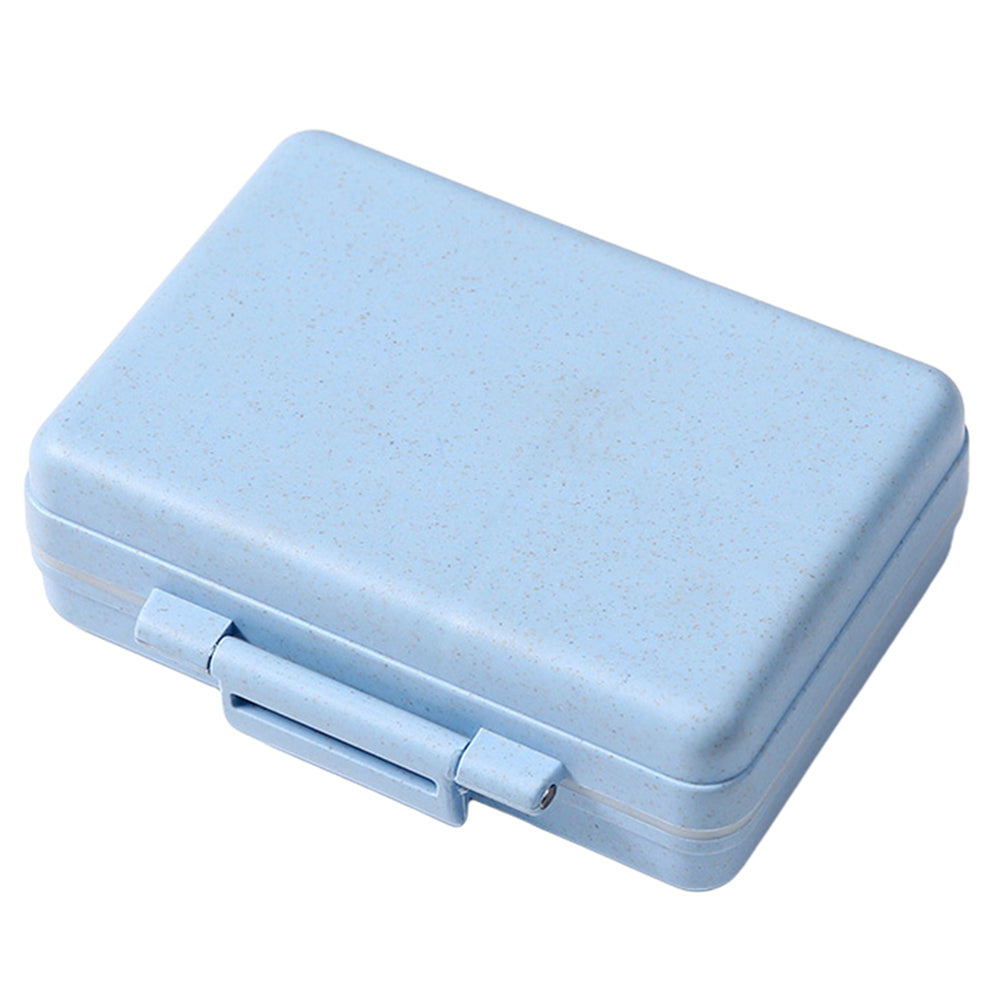 2Pcs Travel Pill Organizer Box Pink and Blue
