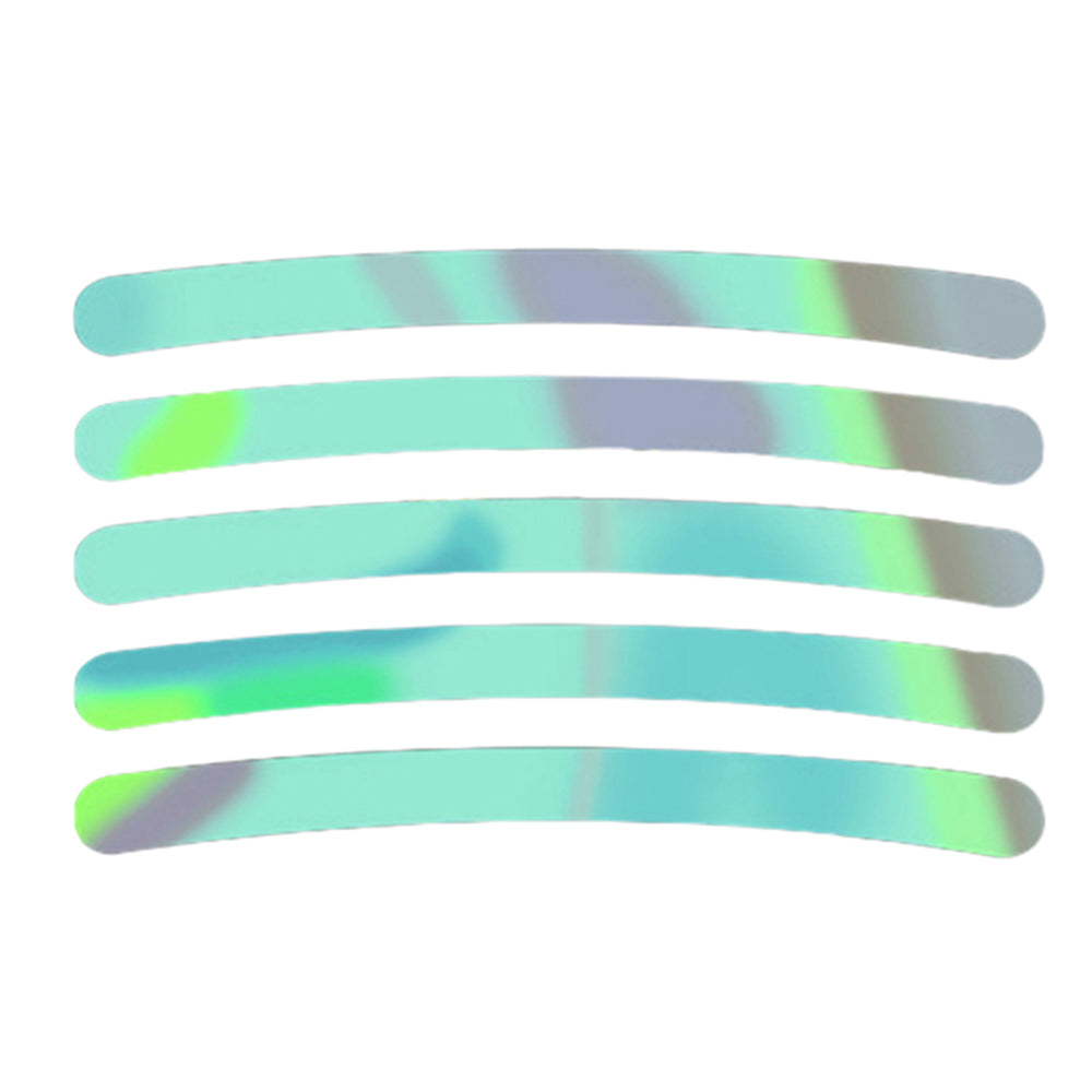 20pcs Car Wheel Hub Warning Reflective Strip Tape Colorful