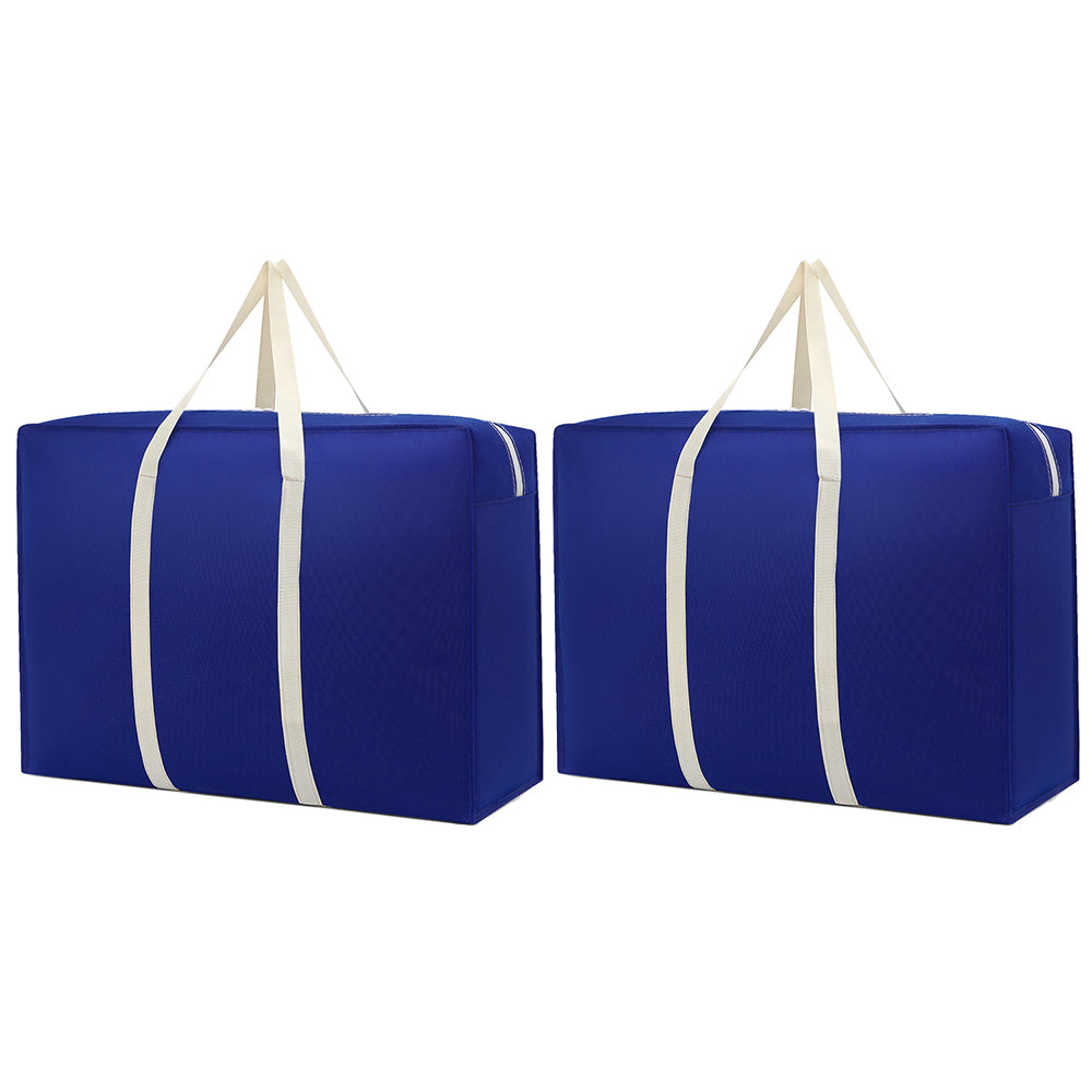 2Pcs Large Capacity Luggage Storage Bag Royal Blue