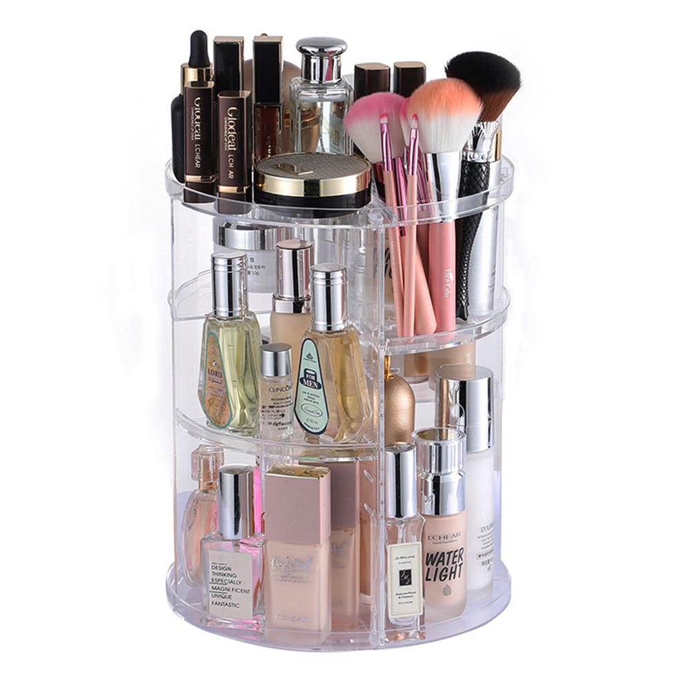 360 Degree Rotating Makeup Organizer Box
