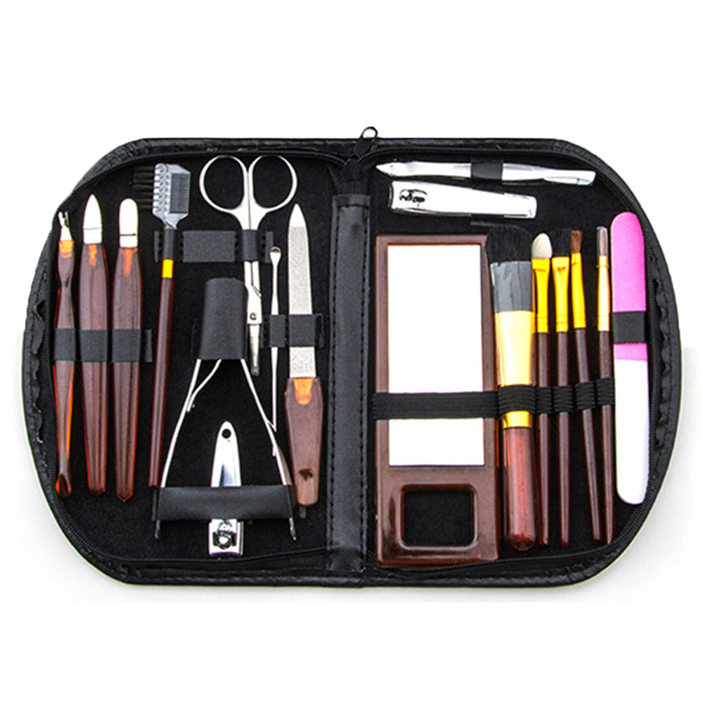 18pcs Manicure Beauty Tool Kit Make Up Tool Set