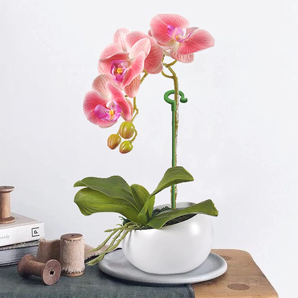 10Pcs 17cm Single Stem Flower Plant Support Stakes Support Rings