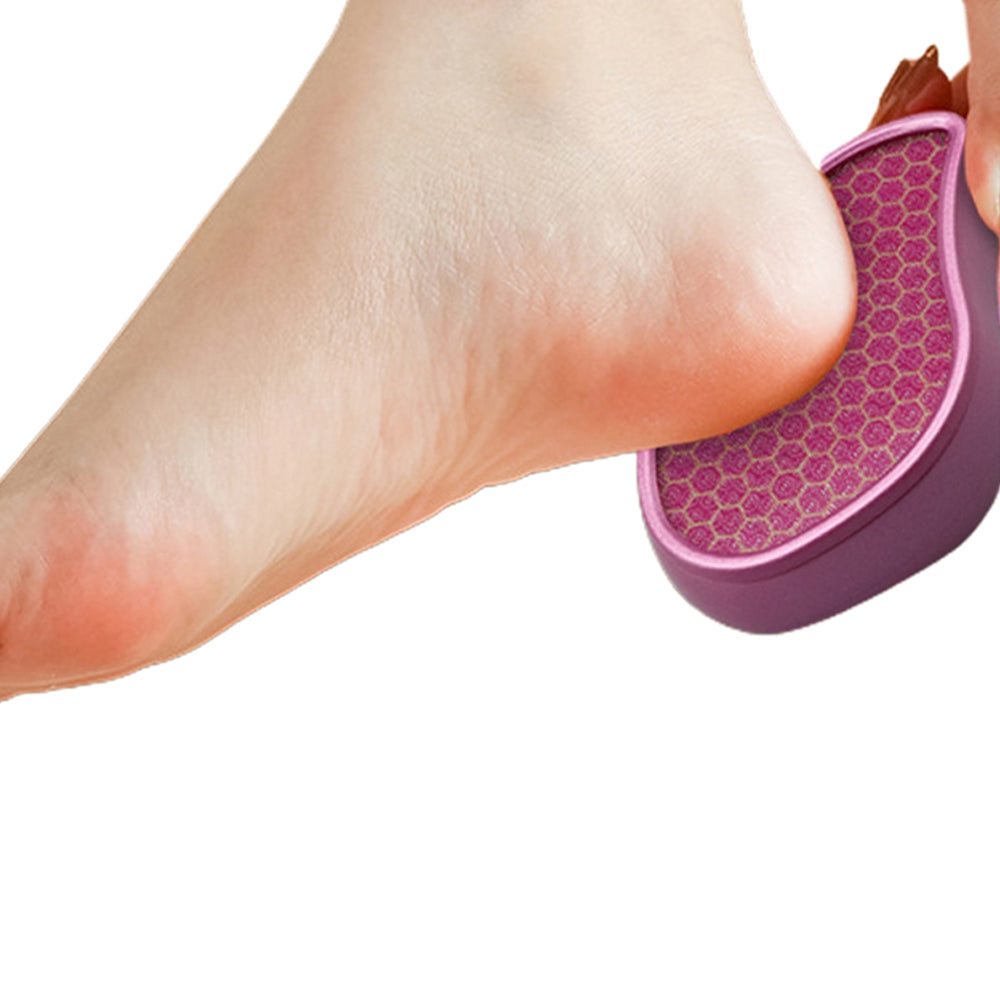 2 X Nano Glass Foot File Foot Callus Remover Dead Skin Removal Tool Pink Blue
