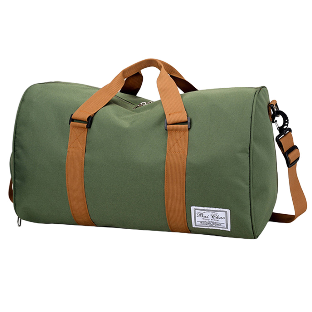 Portable Travel Duffel Bag Shoulder Bag Army Green