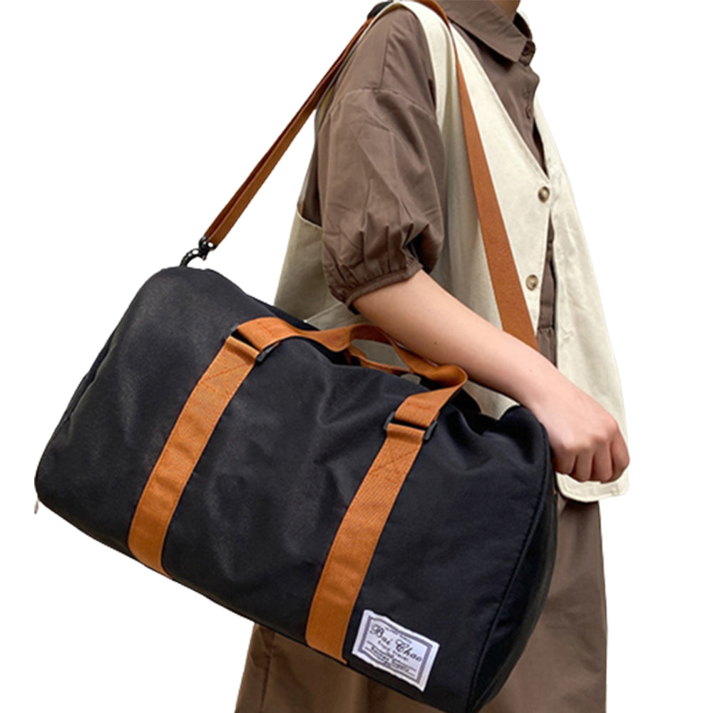 Travel Storage Bag Duffel Bag Crossbody Bag Shoulder Bag Overnight Bag Black