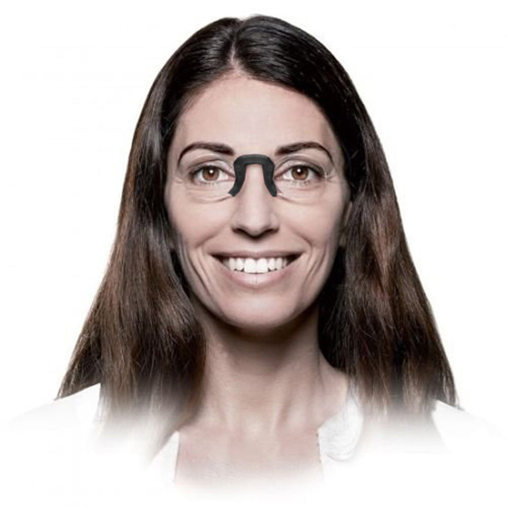 2 X Unisex Armless Reading Glasses Frameless Nose Clip Reading Glasses 200