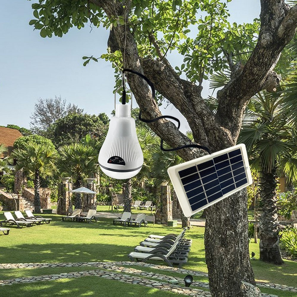 1Pc 20LED Solar Tent Lamp Garden Yard Portable Camping Light for Indoor Outdoor