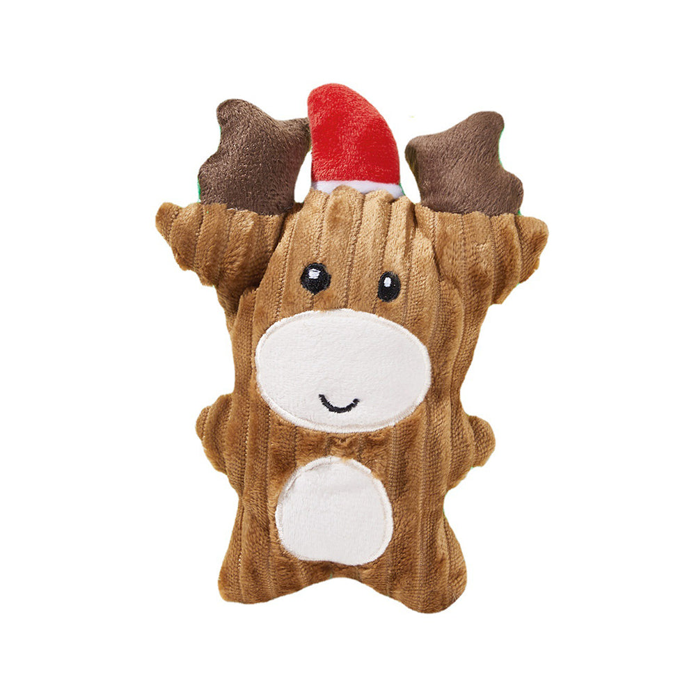 3 X Christmas Dog Toy Puppy Toy Pet Squeaky Toys Plush Chew Squeaker