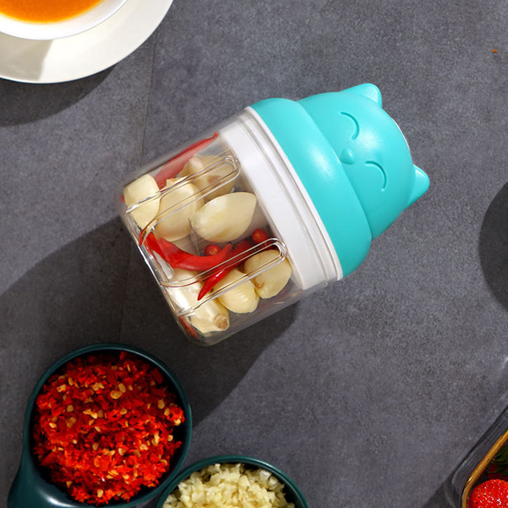 Cordless Electric Mini Garlic Chopper Blue