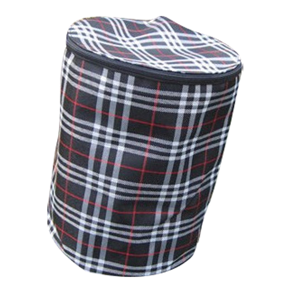 Detachable Bike Bicycle Front Basket Black Grid