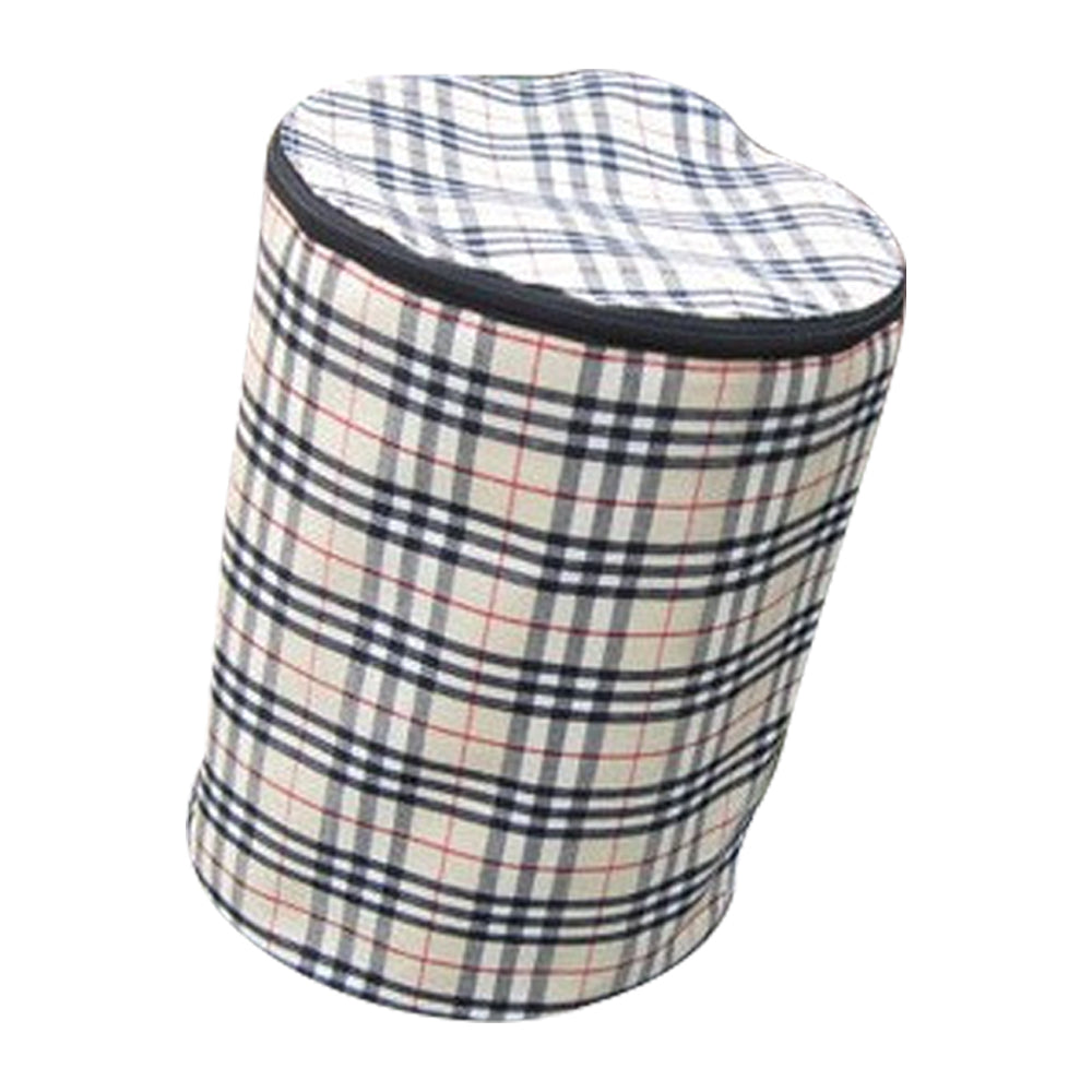 Detachable Bike Bicycle Front Basket Beige Grid