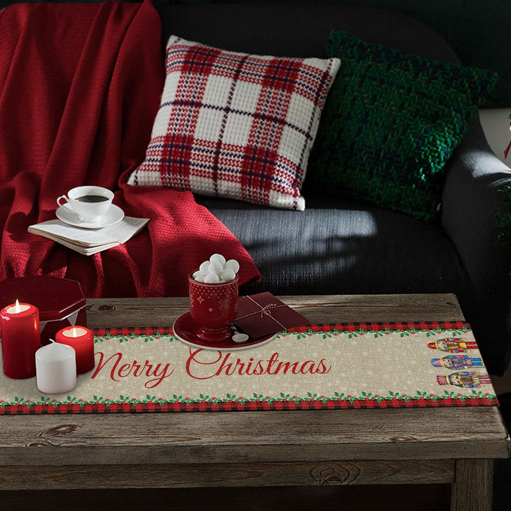 Christmas Nutcracker Soldier Table Runner Style 2