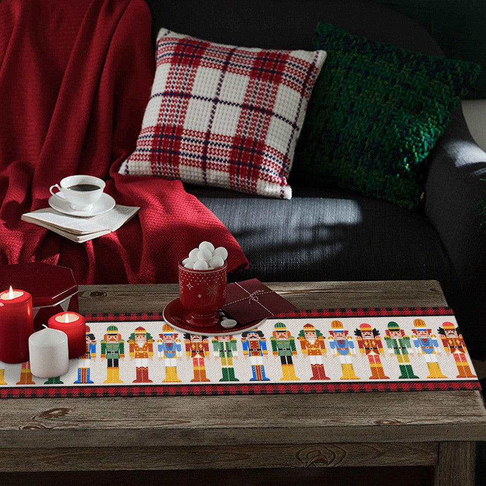 Christmas Nutcracker Soldier Table Runner Style 3