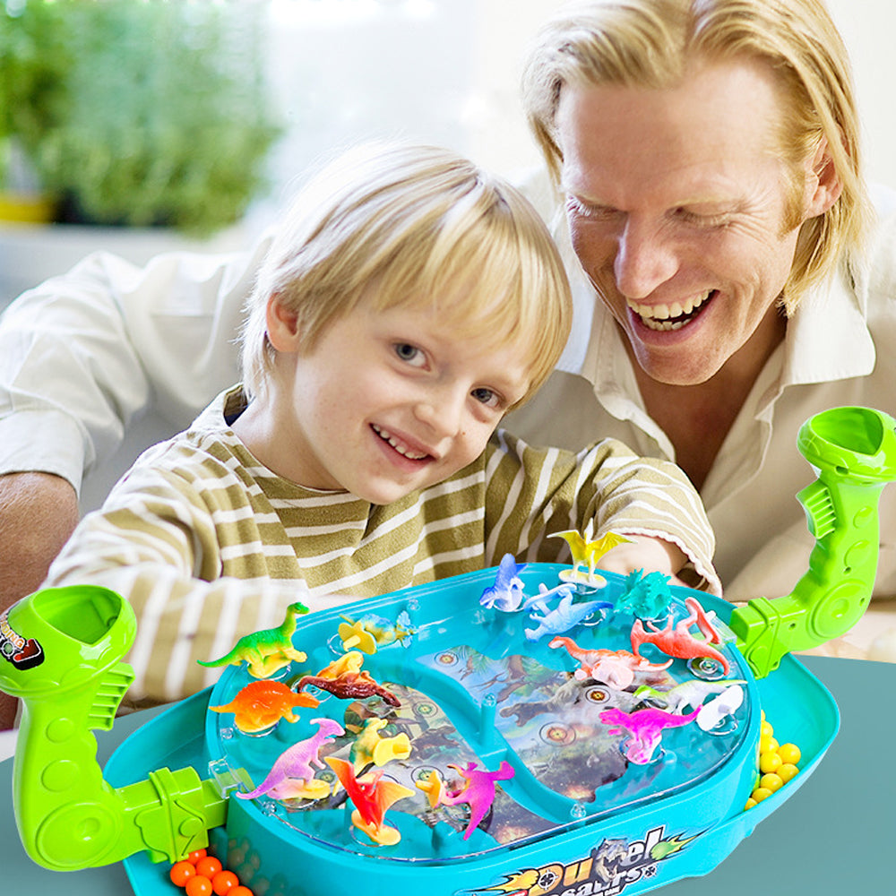 2 Players Dinosaur Shooting Board Games Toys for Kids