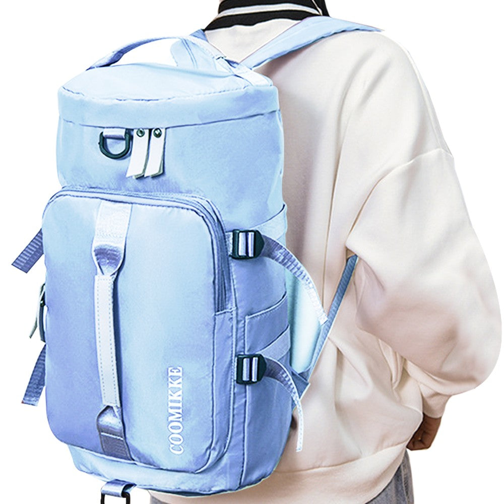 Water Resistant Travel Duffel Bag Gym Bag Blue