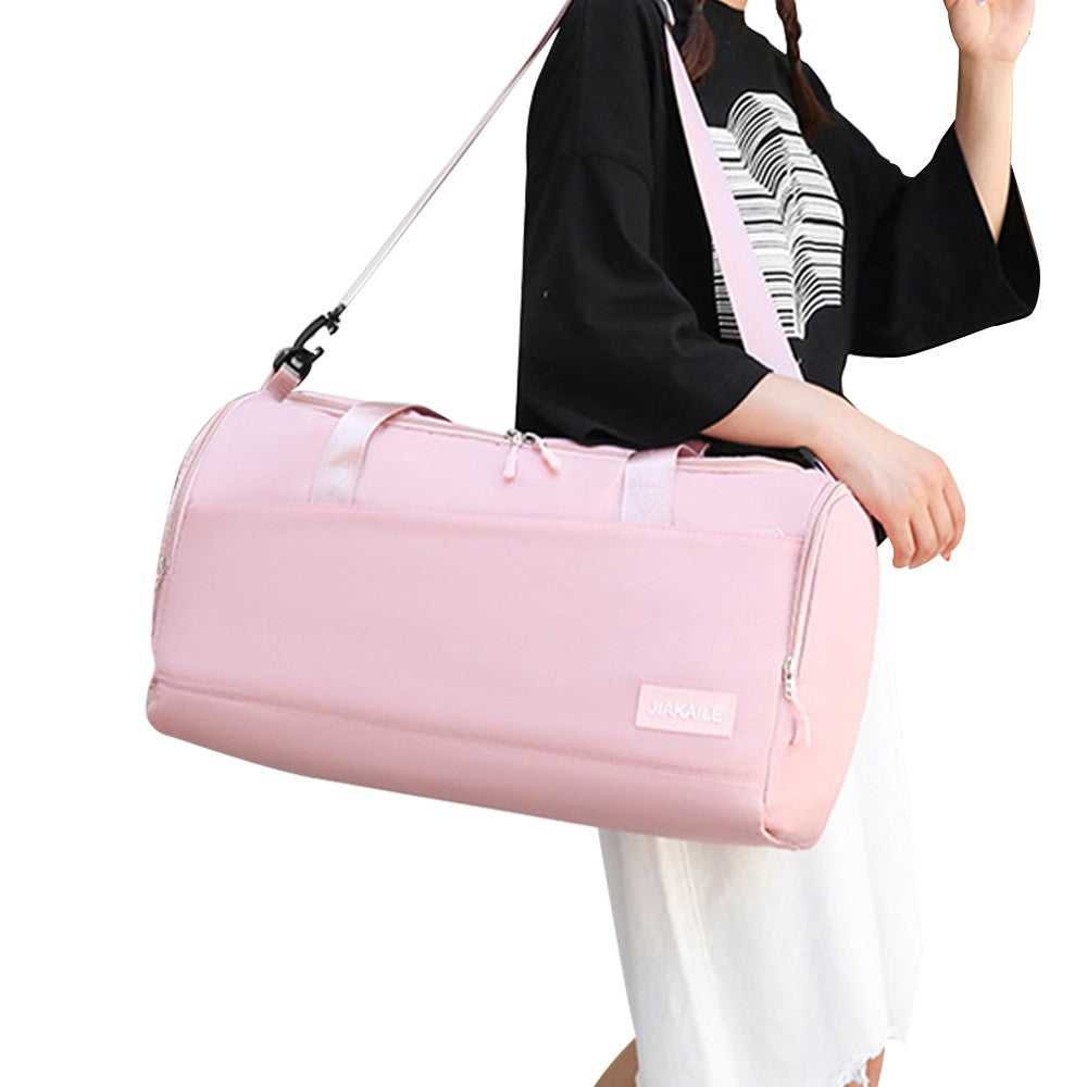 Water Resistant Travel Duffel Bag Gym Bag Pink