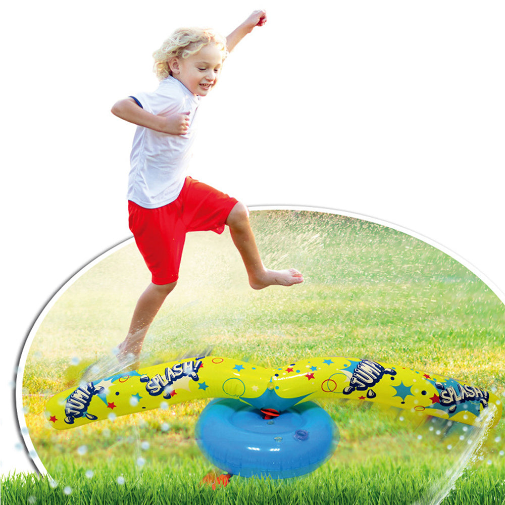 1X Inflatable Rotating Sprinkler Toy for Children