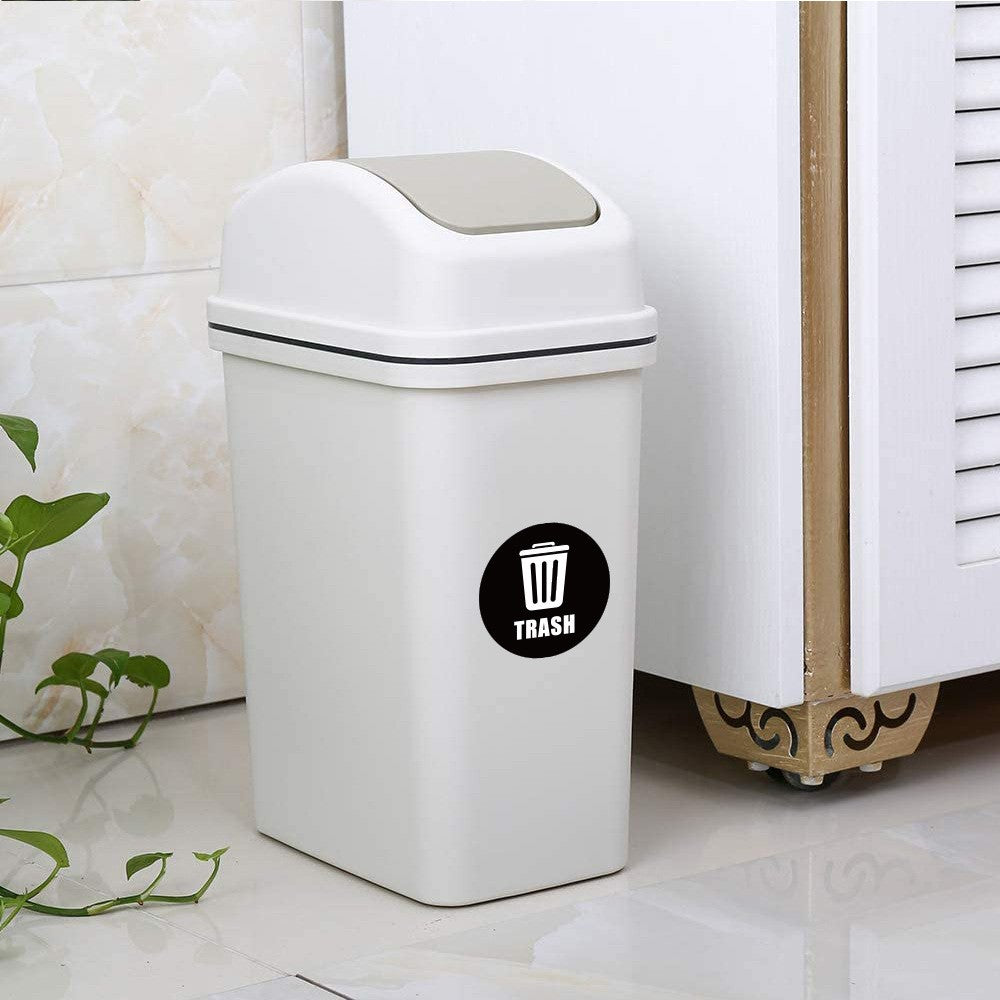 6Pcs Kitchen Recycle Sticker Trash Bin Label Sticker