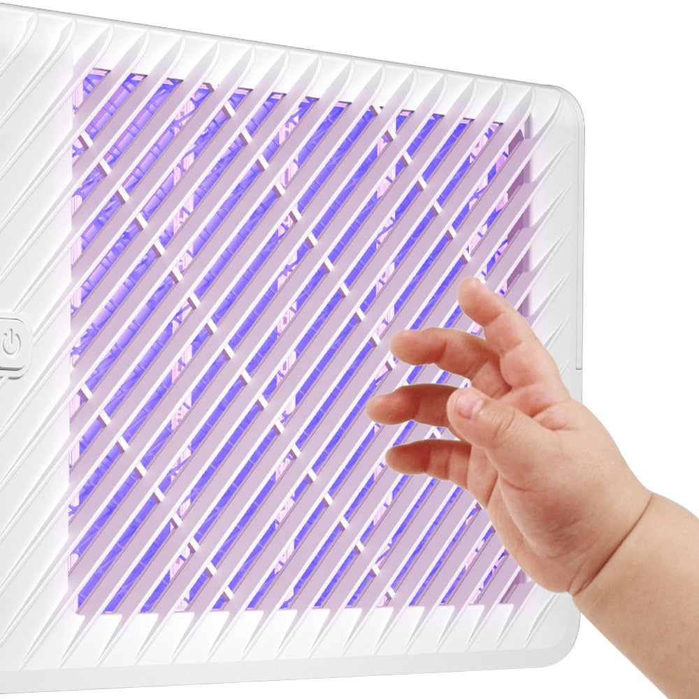 Wall Mounted USB Electric Mosquito Killer Lamp Mosquito Zapper Trap White