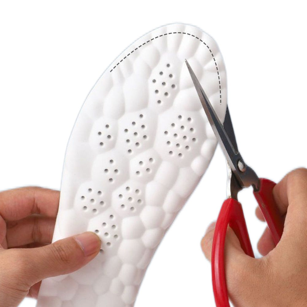 2 Pairs of 4D Shock Absorbing Pillow Insole Shoes Insole Suitable for EUR 35-36