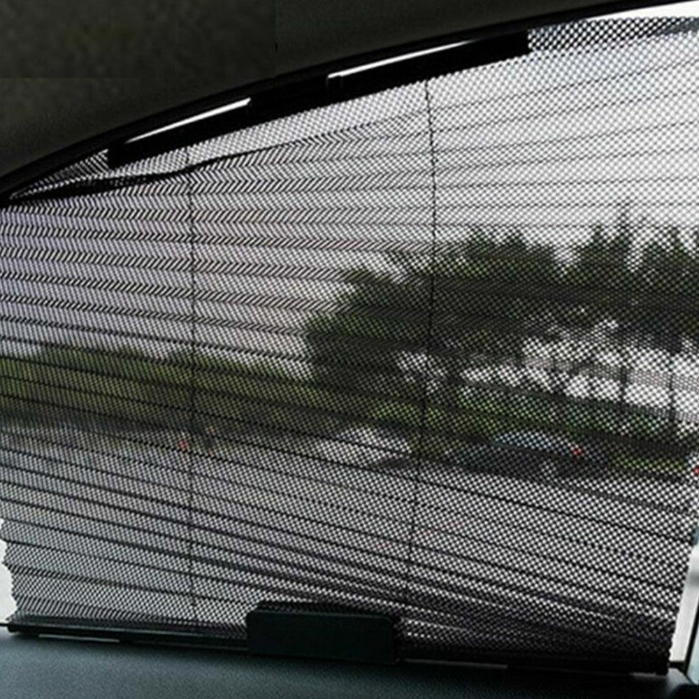 Pair of 46x60cm Retractable Car Side Window Sunshade Sun Shade Shield Curtain