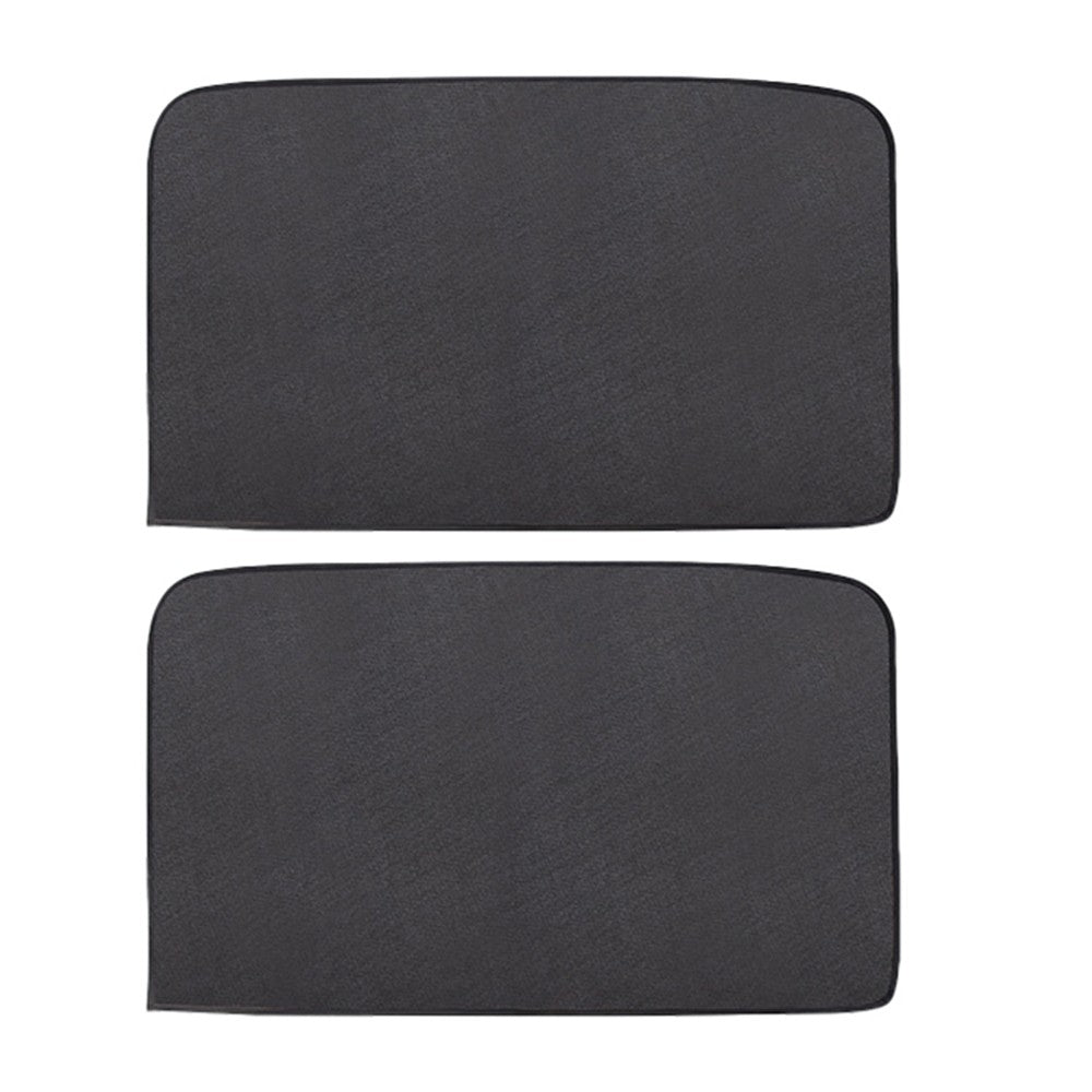 2 X Magnetic Car Rear Window Mesh Sun Shade Covers Car Privacy Blackout Curtains 7pcs Magnet Style