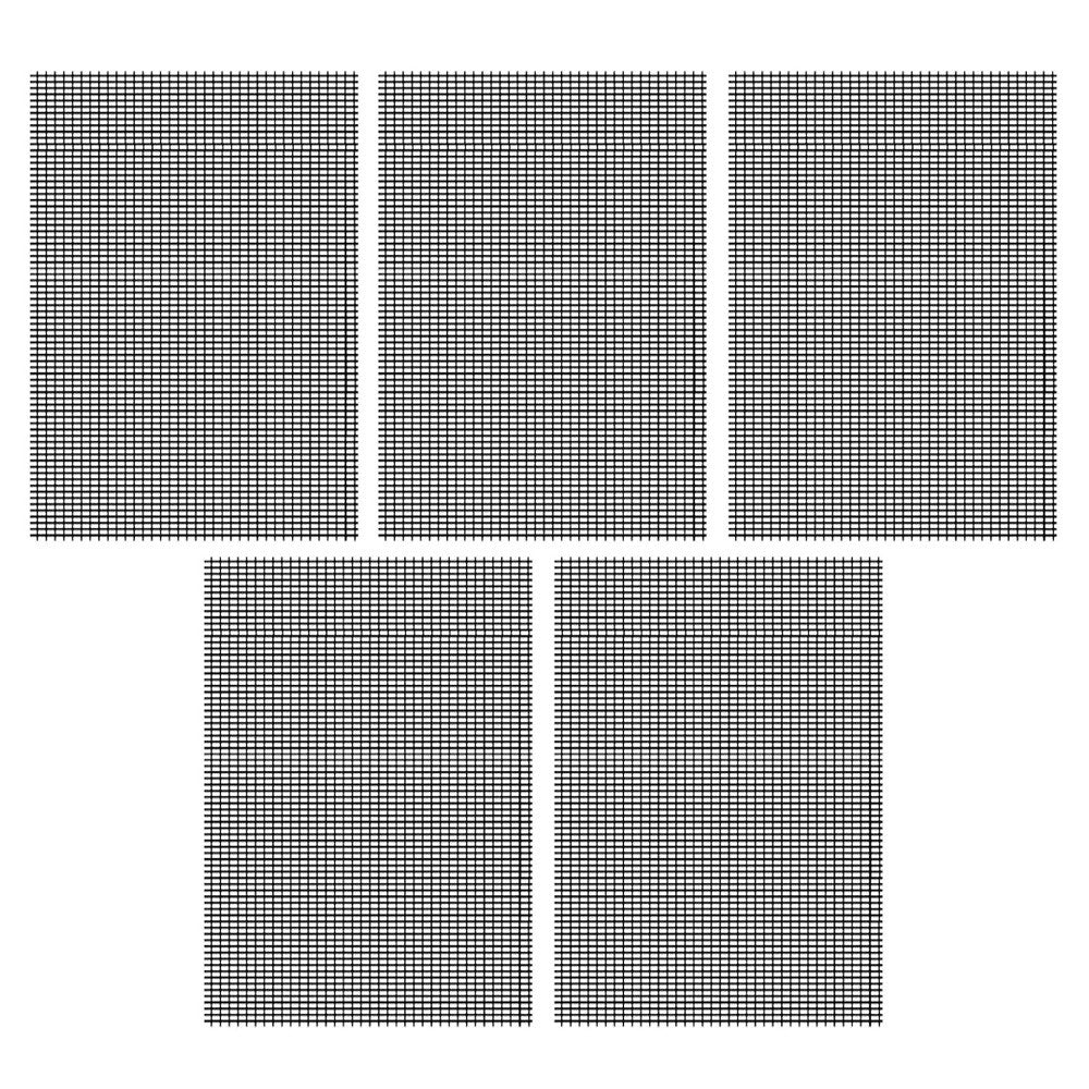 1 X Set of 5Pcs 30x20cm Flower Pot Hole Mesh Pad Bonsai Pot Bottom Grid Mesh Mat