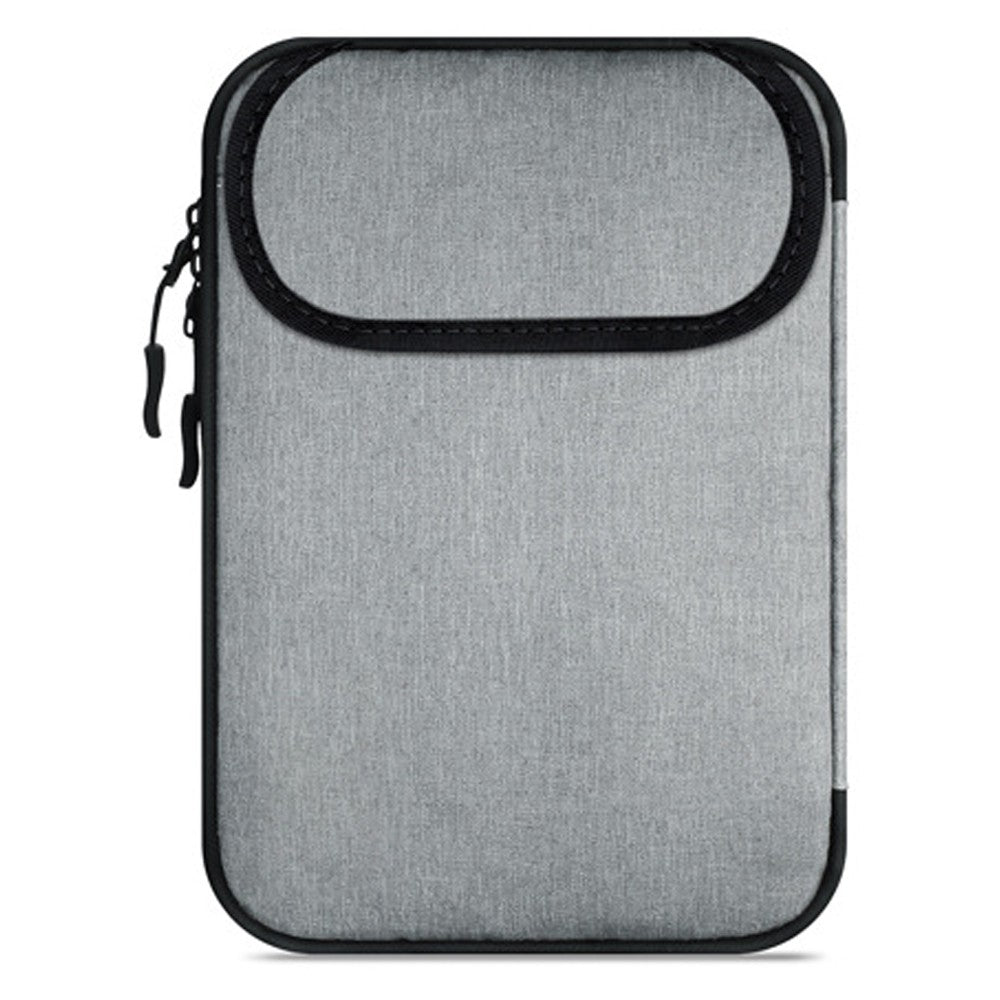 25x18cm Travel Cable Organizer Data Cable Bag Electronics Accessories Storage Bag Grey