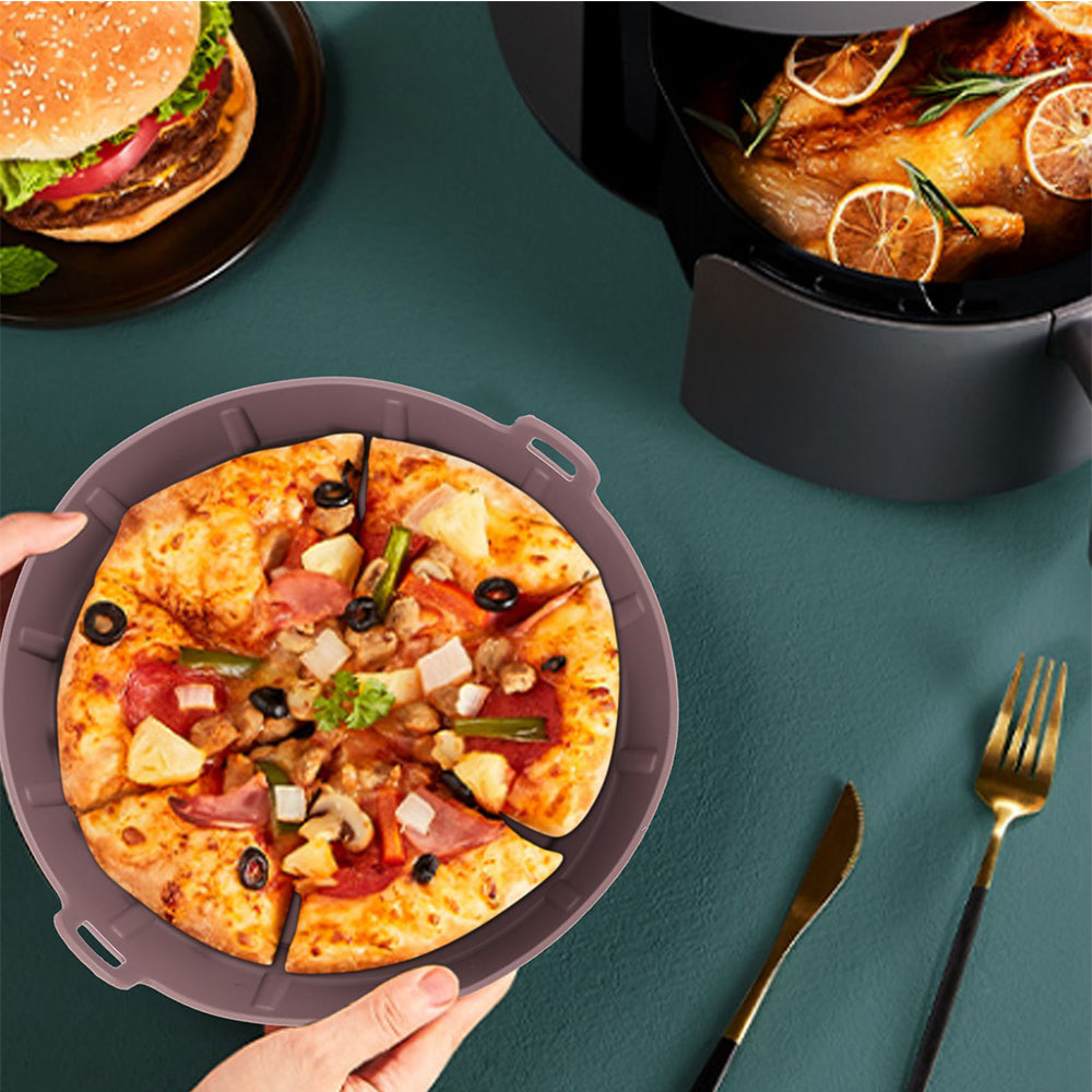 15cm Air Fryer Accessories Air Fryer Reusable Trays Silicone Air Fryer Liners Coffee