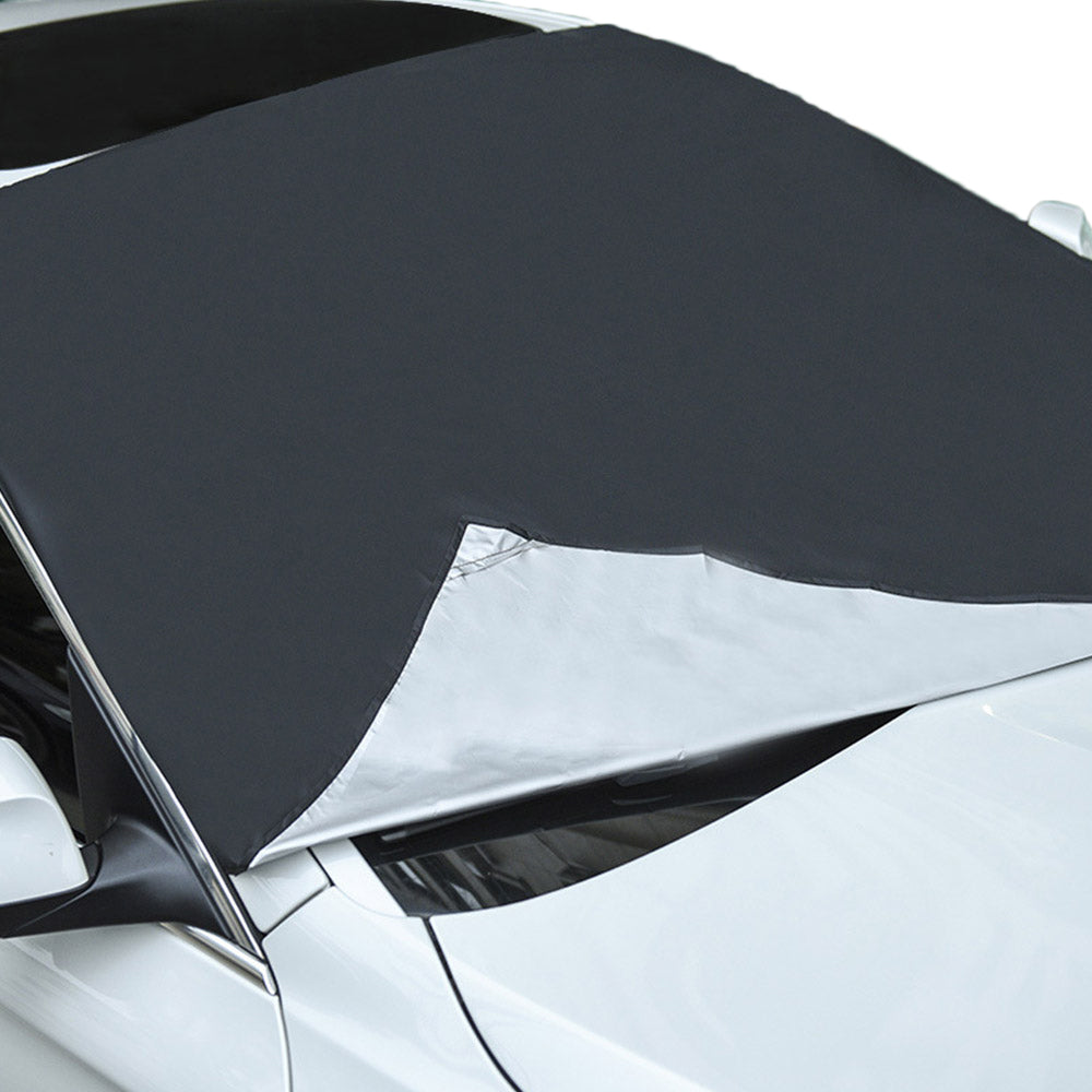 2 X Reversible Car Window Shades Magnetic Car Front Windscreen Sun Shade Windshield Cover