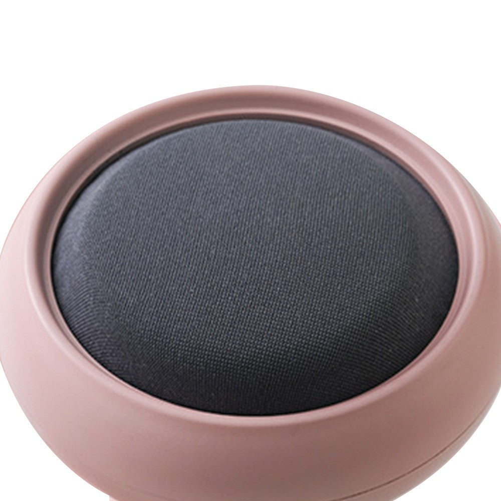 Portable Electric Massager Cordless Full Body Massager with 5 Massager Heads Pink