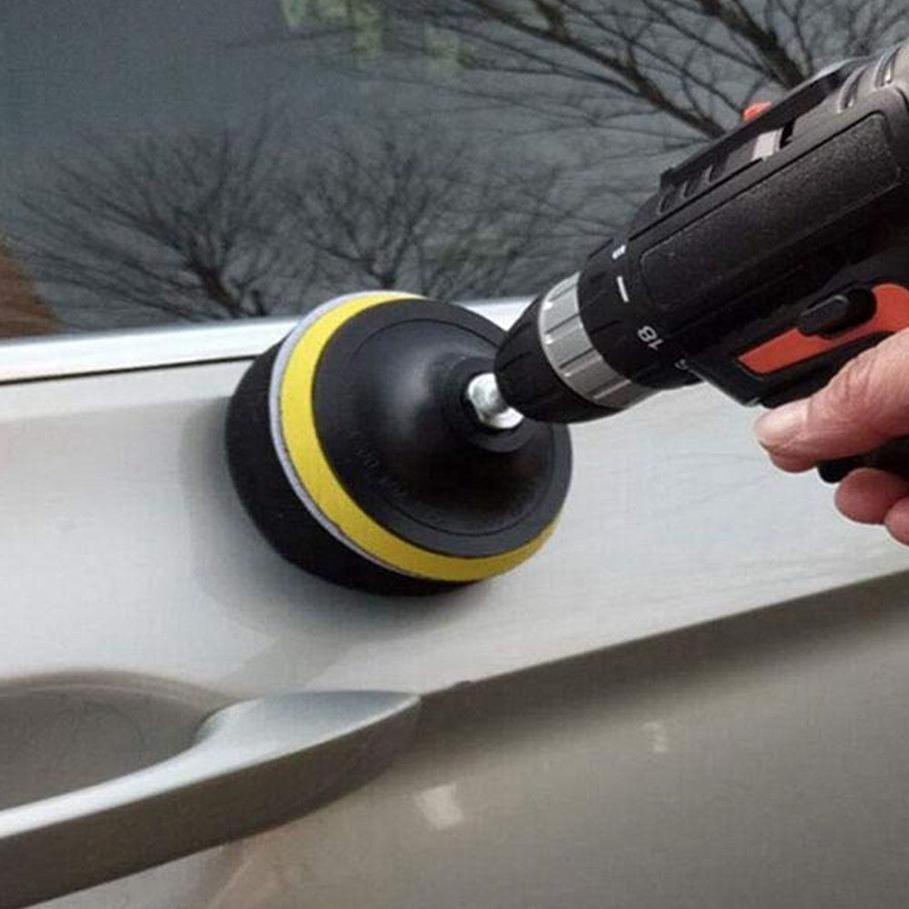 2 X 22Pcs 3 Inch Car Foam Drill Polishing Pad Set Buffing Pad Kit Polisher Attachment for Drill