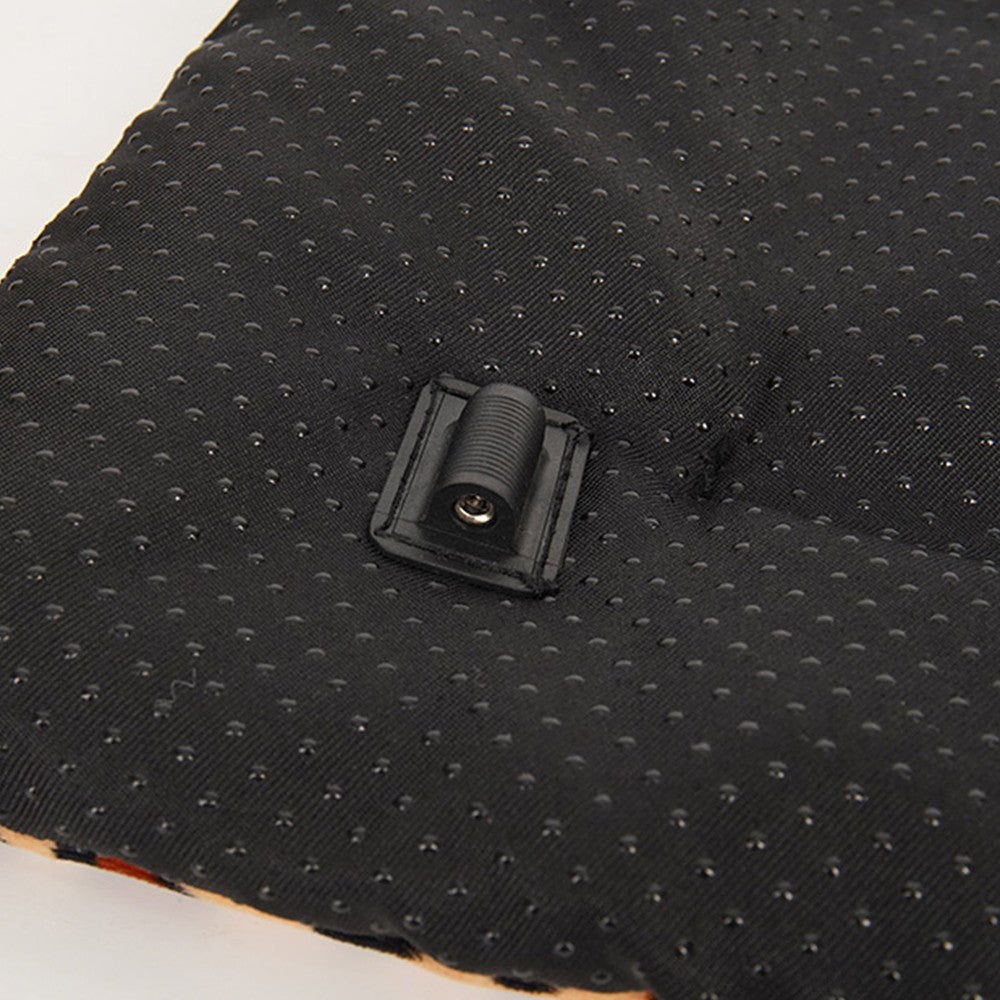 37x47cm Electric Pet Heating Pad for Dogs and Cats Warm Pet Bed Mat Pet Heated Mat Brown