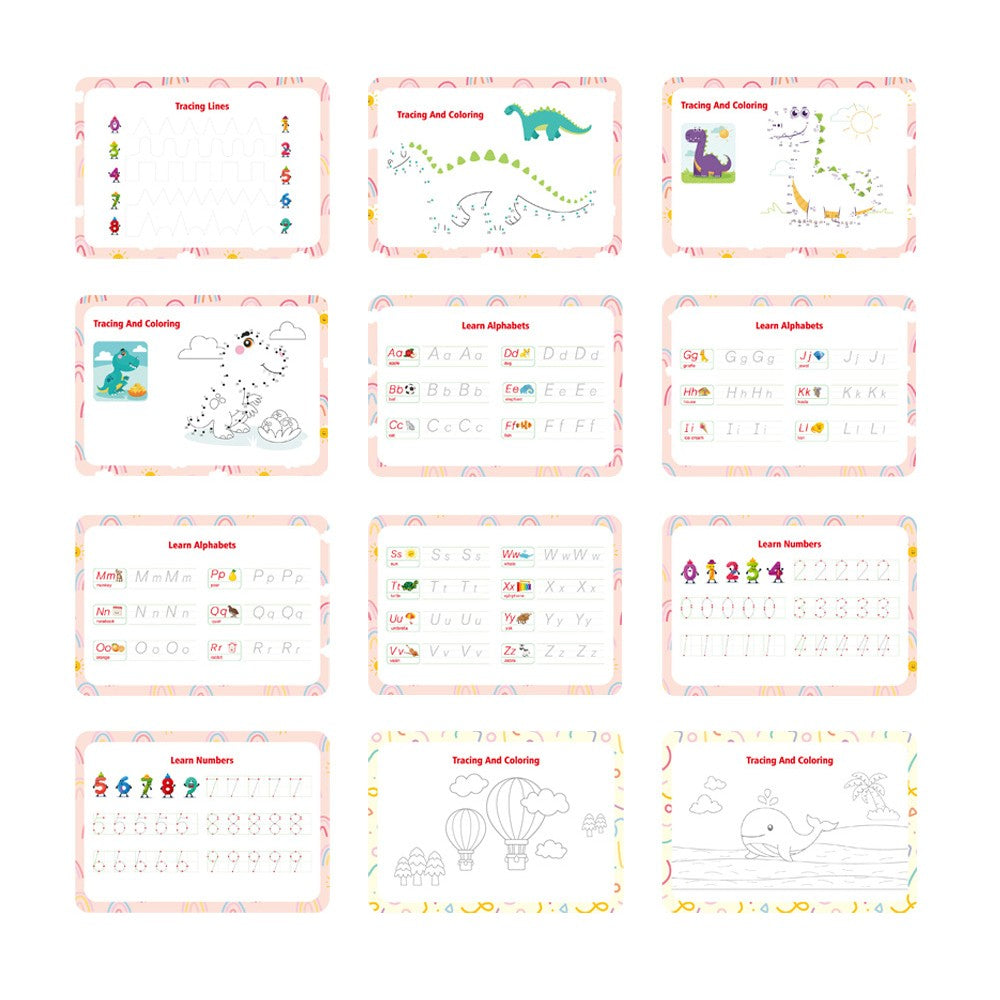 Montessori Busy Book Kit Toddler Sensory Book Toy Kids Early Educational Toy Kids Travel Toys