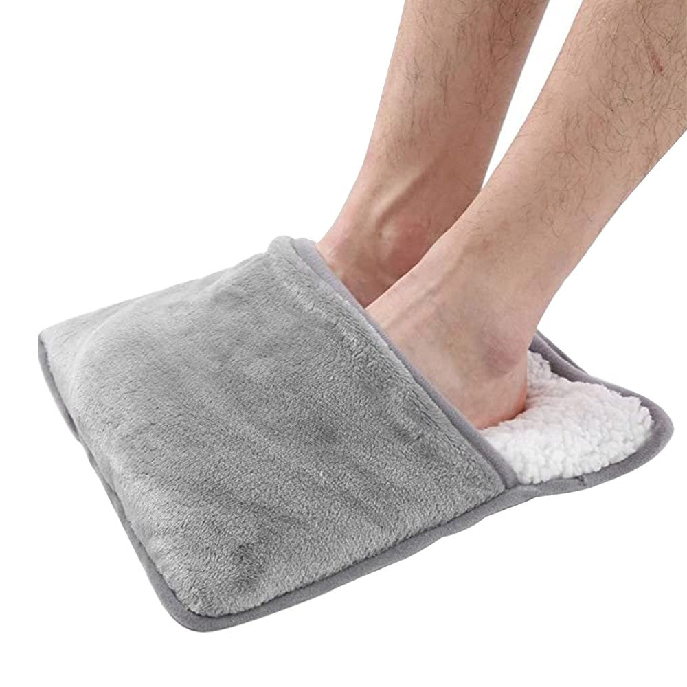 2 X USB Electric Heating Feet Warmer Heated Hands Warmer Winter Foot Heating Pad