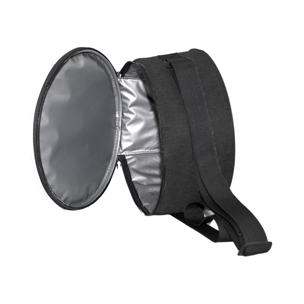 Football Shape Insulated Lunch Bag Portable Picnic Thermal Bag Reusable Camping Cooler Bags Black