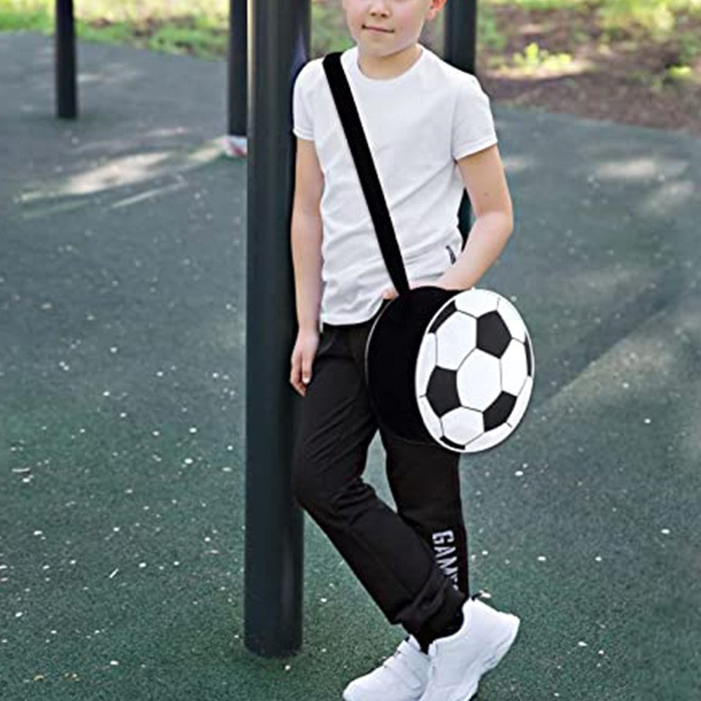 Football Shape Insulated Lunch Bag Portable Picnic Thermal Bag Reusable Camping Cooler Bags Black