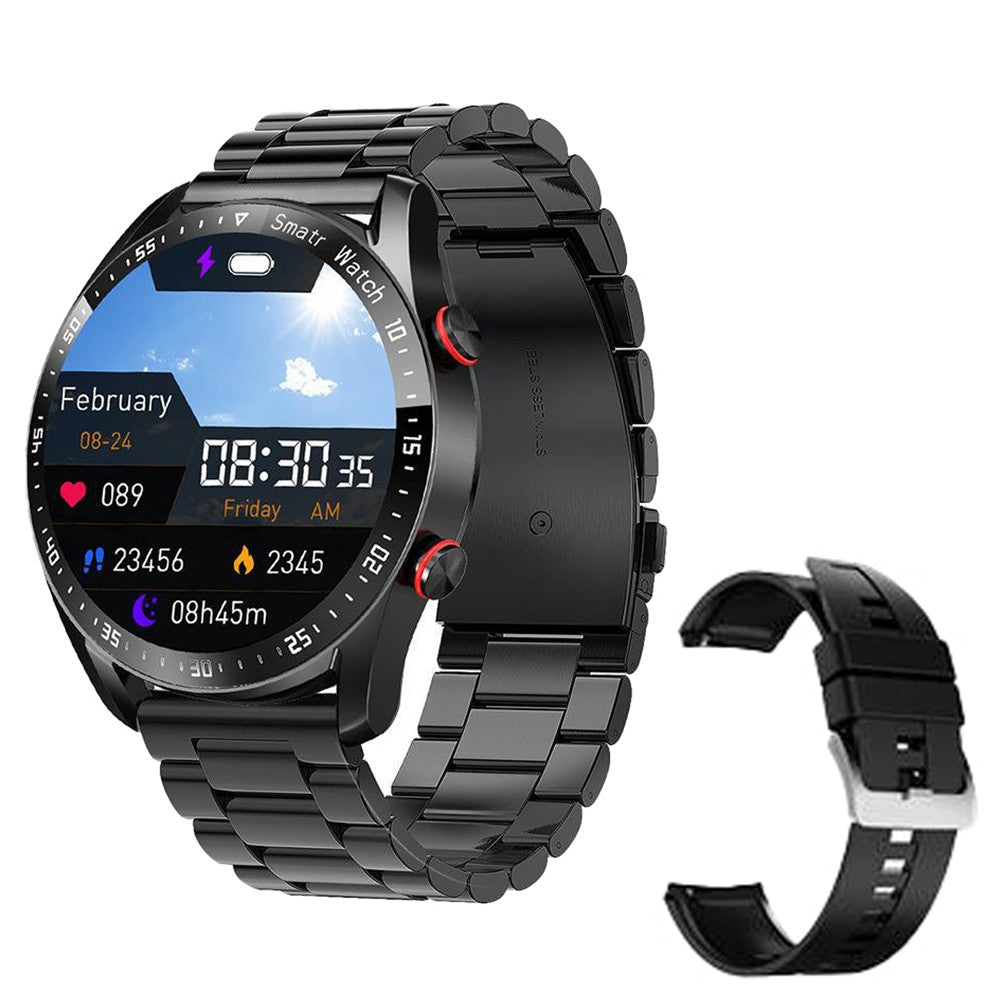 Bluetooth Smart Watch Sleep ECG Monitoring Sport Watch Activity Fitness Tracker Black