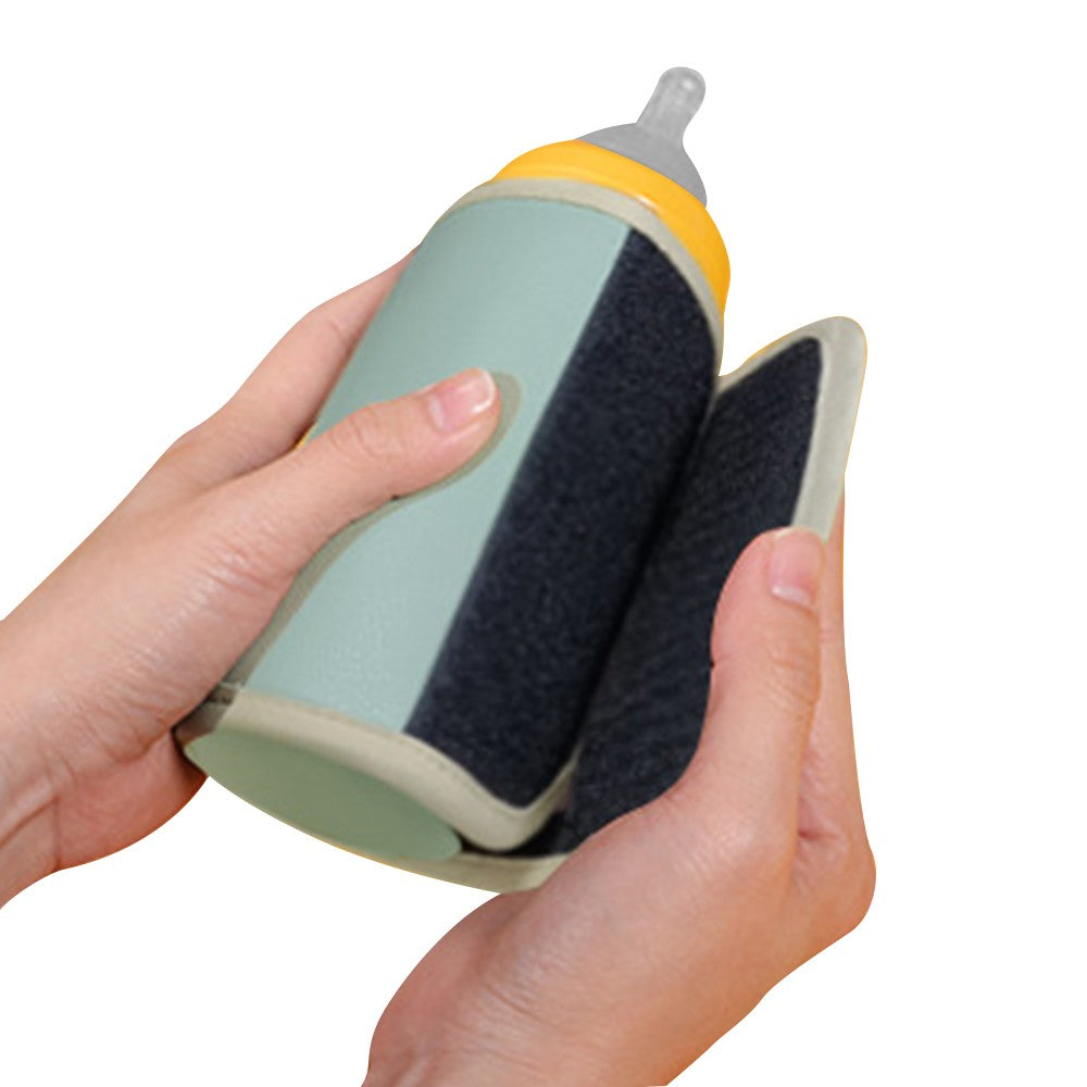 Digital Display USB Baby Bottle Warmer Milk Heat Keeper Bag Thermostat Pouch Green