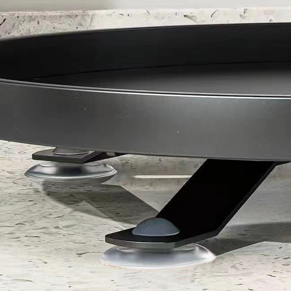 2 Tier Lazy Susan Turntable Carbon Steel Rotating Spice Holder Kitchen Pantry Cabinet Organizer