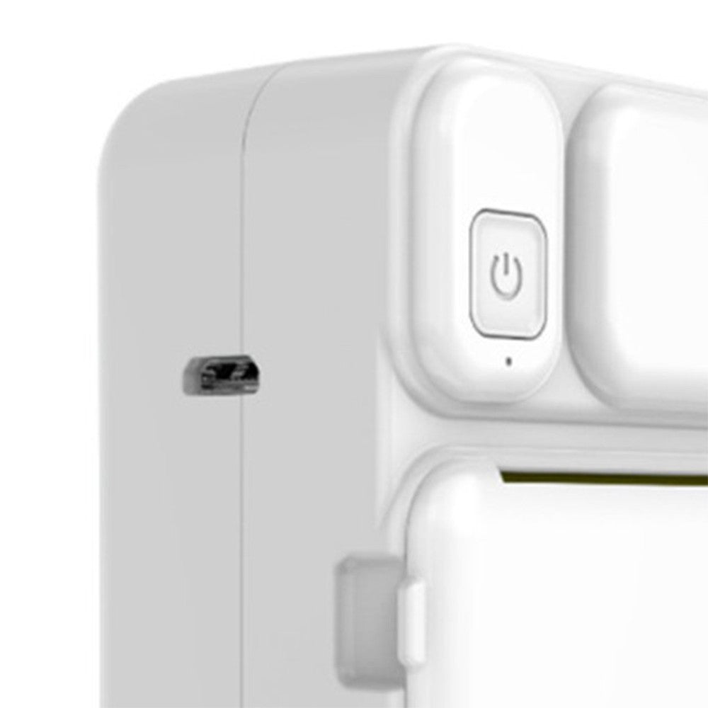 Mini Bluetooth Pocket Printer Portable Thermal Inkless Photo Printer with 10 Rolls Paper Blue