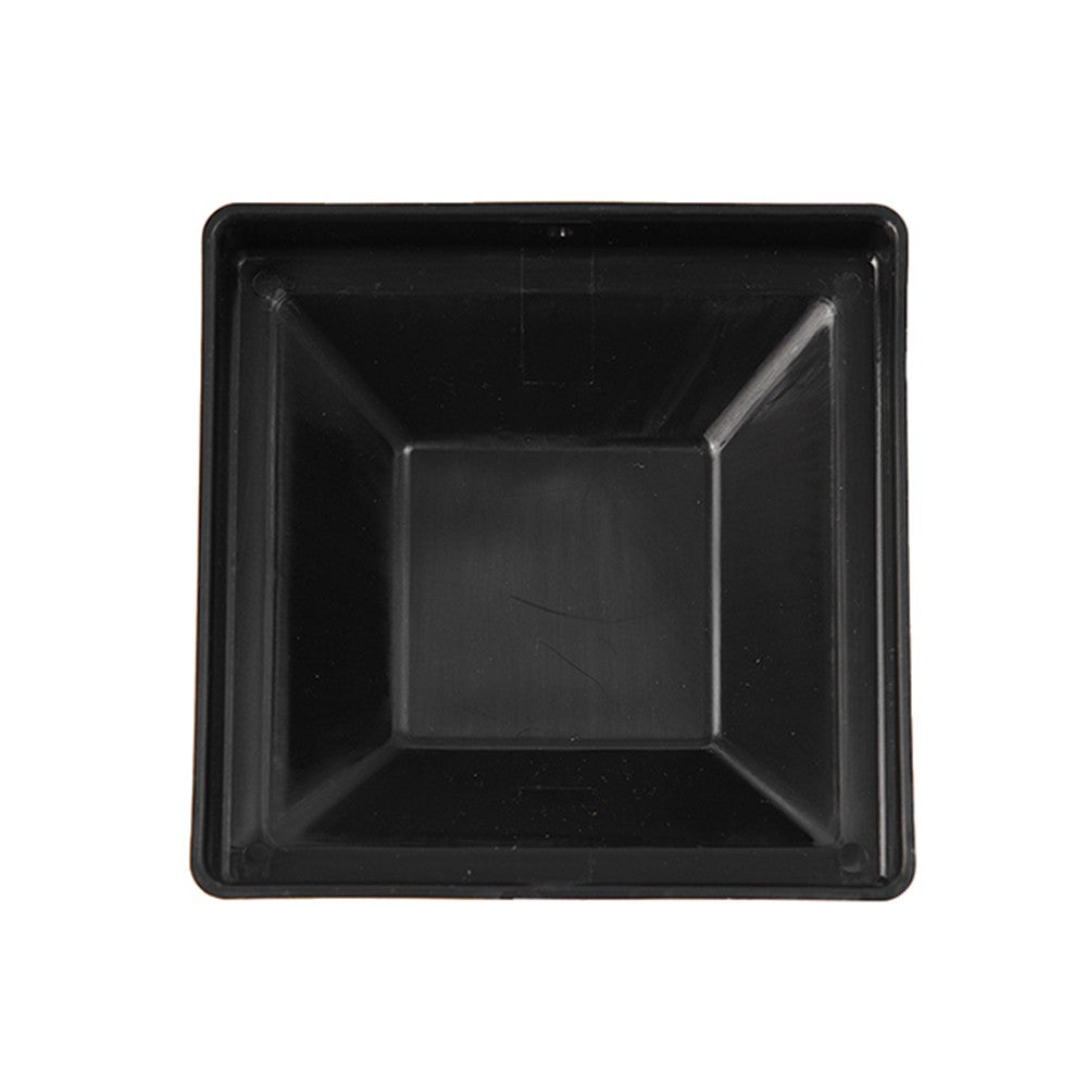 16Pcs 9.2x9.2cm Black Plastic Fence Post Caps Wooden Fence Poles Protect Caps