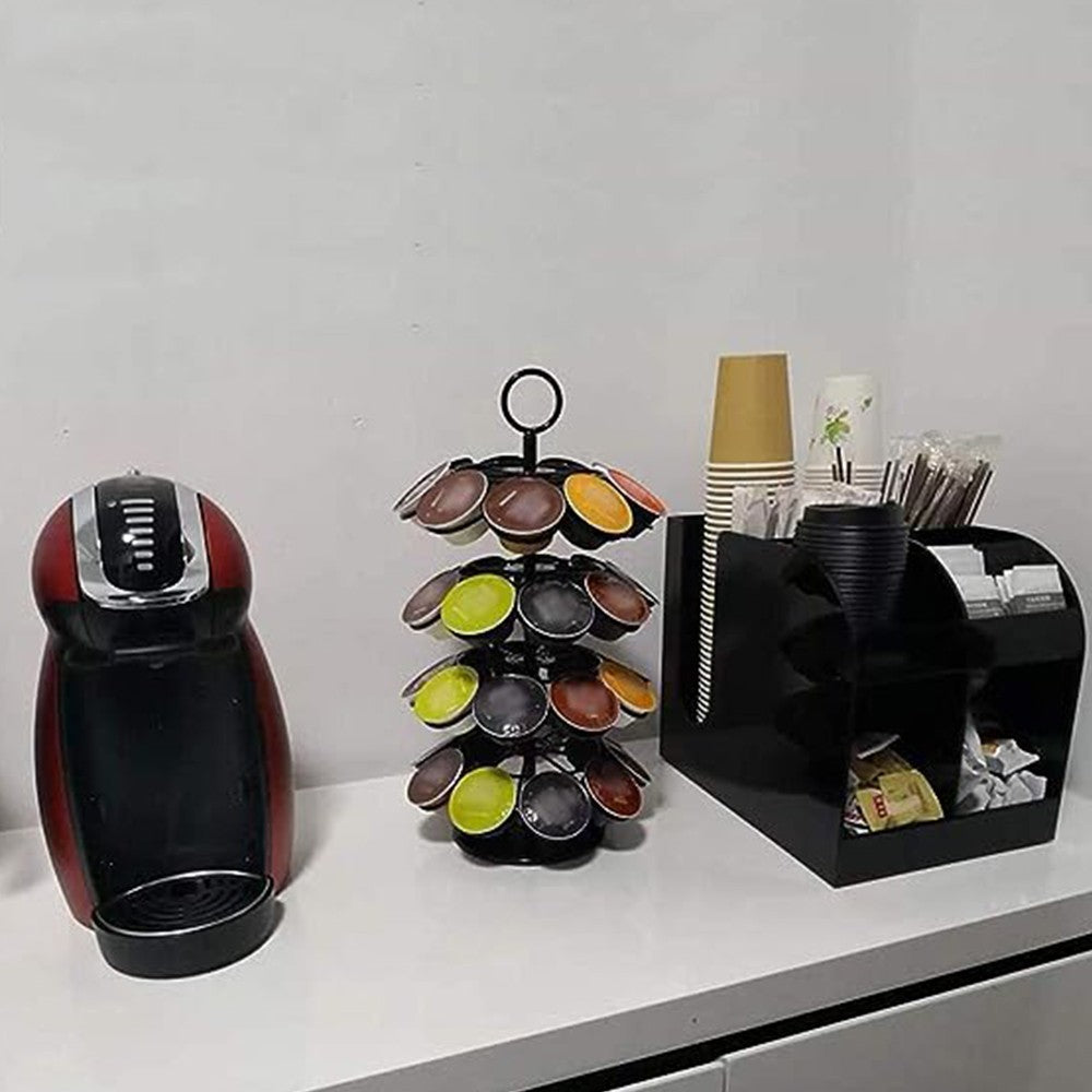 2 X Coffee Pod Holder Dispenser Organizer Rack for 36 Dolce Gusto/K-Cup Capsules