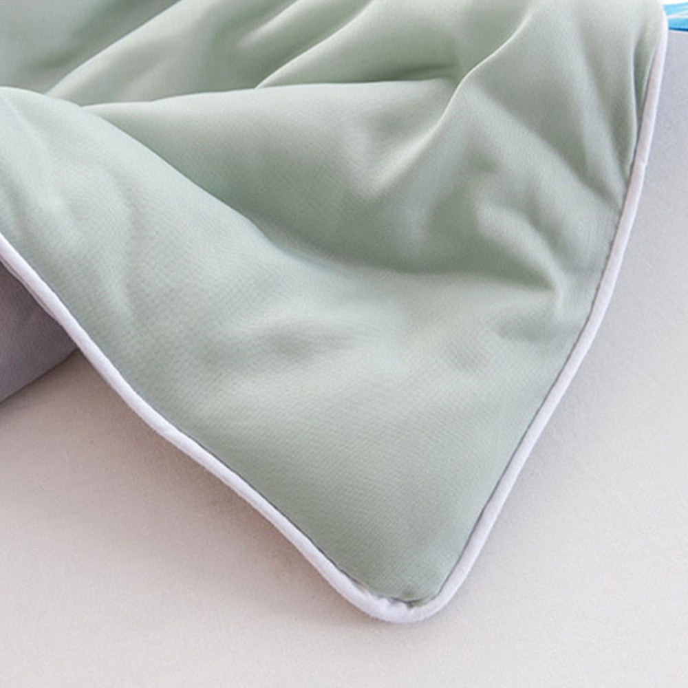 150x200cm Reversible Cooling Blanket for Hot Sleepers Summer Cool Quilt Green