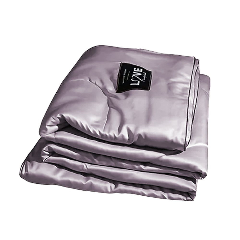 180x220cm Summer Cooling Blanket Cool Quilt for Hot Sleepers Light Purple